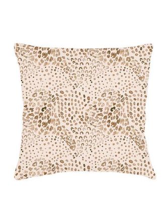 Anaya with Love Brown Cheetah Velvet Pillow with Down Alternative Insert at Nordstrom, Size 26X26