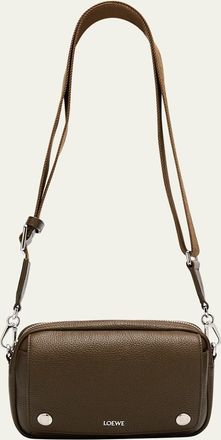 Loewe Mens Pebble Leather Camera Bag