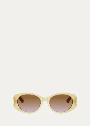 Dior Glow B3I 51MM Oval Sunglasses