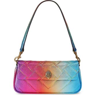 Kurt Geiger Pickle Quilted Metallic Leather Shoulder Bag at Nordstrom