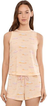 Honeydew Intimates Star Seeker Tank Top Shorties Set Womens Pajama Sets Pearled Clouds : XS, Elastane/Polyester/Rayon