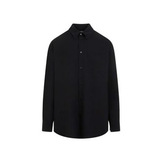 Off-white Emb Black Cotton Shirt