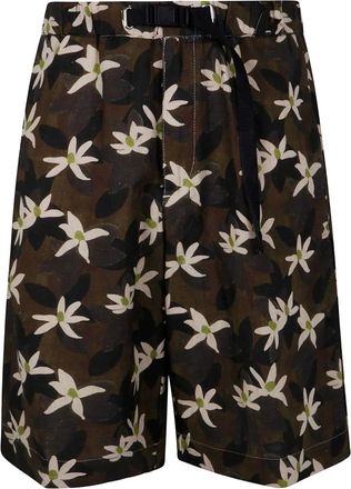 White Sand Shorts con stampa - Verde