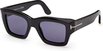 Tom Ford FT1154 ILIAS 01V Mens Sunglasses Black Size 50