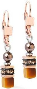 Coeur de Lion Princess Earth Glow Rose Gold Earrings in Brown at Nordstrom