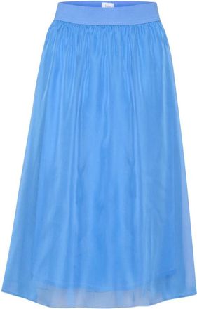 Saint Tropez CoralSZ Rok - Dames - Rokken - Blauw - Maat: XL Chiffon
