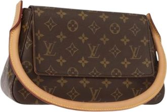 Louis Vuitton Pre-owned Shoulder Bags, female, Brown, Size: ONE SIZE Pre-owned Vintage Canvas Shoulder Bag