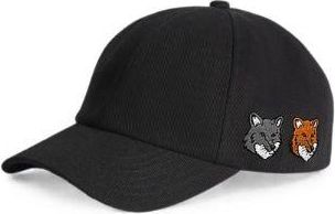 Maison Kitsun&eacute; Maison Kitsune | Double Fox Head Cap - 1