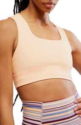 Free People FP Movement Win Win Racerback Bra in Neon Clementine at Nordstrom Rack, Size X-Small