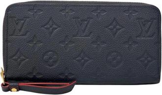 Louis Vuitton Pre-owned Zippy Long Wallet - Dames - Vintage Accessoires - Blauw - ONE Size - Leer - Vintage