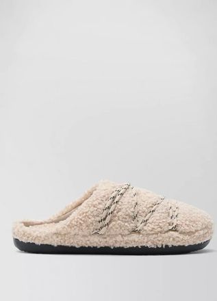 Moon Boot shearling teddy slippers