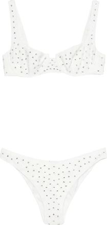 Os&eacute;ree Badmode, Dames, Wit, S, Tweed, Bridal Gem Balconette