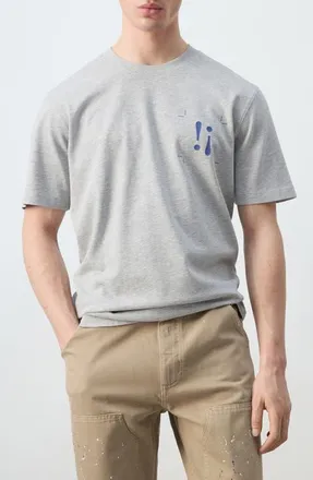 Mango x Fantastic Man! Graphic T-Shirt in Medium Heather Grey at Nordstrom, Size Large