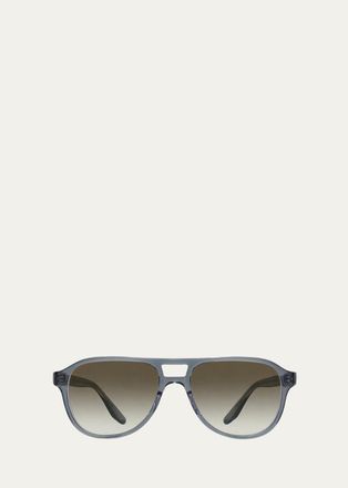 Barton Perreira Mens Mirando Acetate Aviator Sunglasses