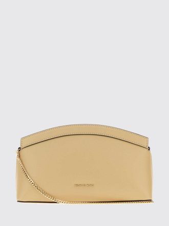 Michael Kors Athena Grained Leather Crossbody Bag with Metal Chain Strap