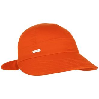 Seeberger Womens Flat Cap Orange Orange