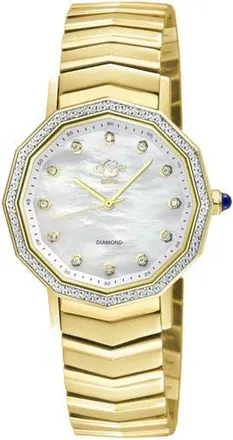 Gevril Group Spello II Mother-of-Pearl & Diamond Bracelet Watch, 36mm in Gold at Nordstrom Rack