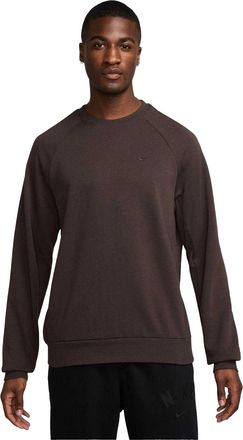 Nike Heren-sweatshirt met Dri-FIT-technologie en UV-bescherming uit de Primary-collectie (Bruin)