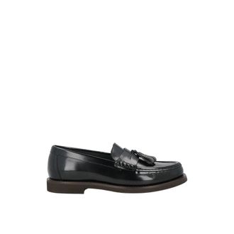 Brunello Cucinelli Brunello Cucinelli, Loafers, female, Black, Size: 6 US Leather Penny Loafer