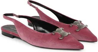 Celine Alma Triomphe Slingback Flat - Multicolor