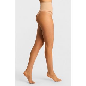 Commando Soft Luxe Sheer Tights in Medium Beige at Nordstrom, Size X-Large