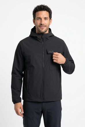 Jack Wolfskin Funktionsjacke JACK WOLFSKIN MAHANI JKT M, Herren, Gr. XL (54/56), schwarz, Obermaterial: 100% Polyester. Futter: 100% Polyester, normal, Jacken Funkt
