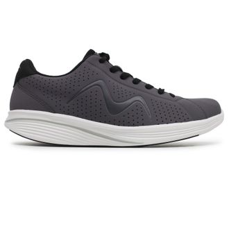 Mbt M800 Synthetic Leather Mens Comfort Trainers - Dark Grey - Size:UK 10.5