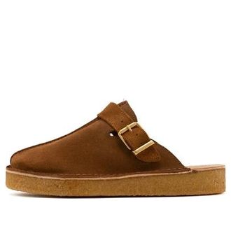 Clarks (WMNS) Clarks Trek Mule Suede Caramel 26164440