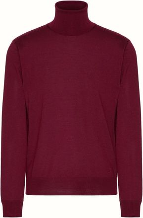 Valentino Garavani Stijlvolle trui met uniek design - Heren - Coltruien - Rood - M - Truien & Vesten