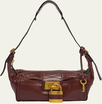 Chlo&eacute; Paddington Grained Leather Crossbody Bag