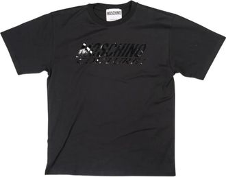 Moschino logo-print cotton T-shirt - Black