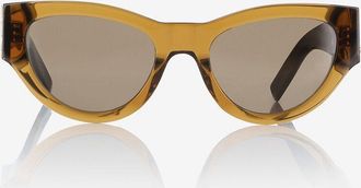 Saint Laurent Katzenaugensonnenbrille in Schildpatt-Optik SL M94