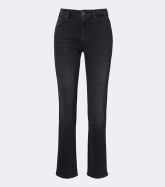 7 For All Mankind Faded straight jeans