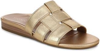 Vionic Glendora Slide Sandal in Gold at Nordstrom, Size 8.5