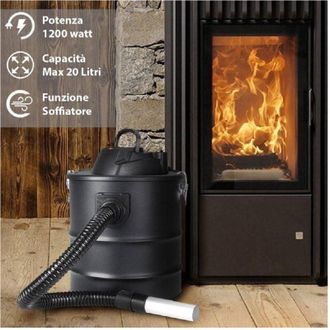 Trade Shop Trade Shop - Aspiracenere Elettrico 1200w Serbatoio Capacit&agrave; 20lt Aspirapolvere Cenere 4900