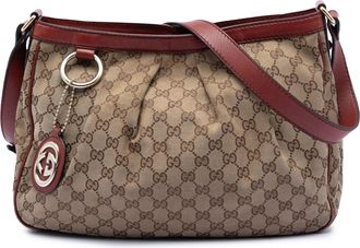 Gucci Tweedehands Gg Canvas Sukey Schoudertas