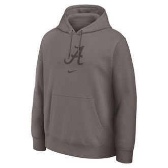 Nike Alabama Washed Club Nike Mens College Pullover Hoodie in Brown | 16TW2EKABN-8R4