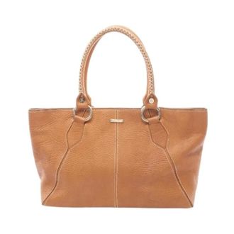 Celine Pre-owned Handbags, female, Brown, Size: ONE SIZE Pre-owned Leather Tote Bag