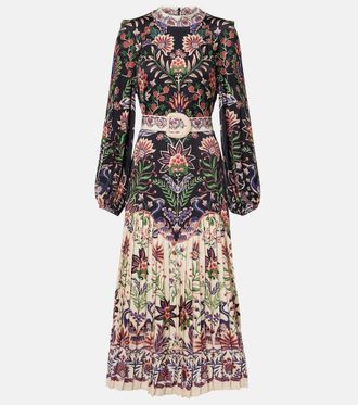 Farm Rio Marvelous Garden floral midi dress