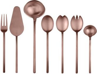 Mepra Due Serving Set - 7 Pieces in Ice Bronze at Nordstrom