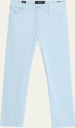 Kiton Mens Kurabo Slim Five-Pocket Pants