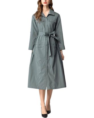 Burryco Burryco Green Midi Dress