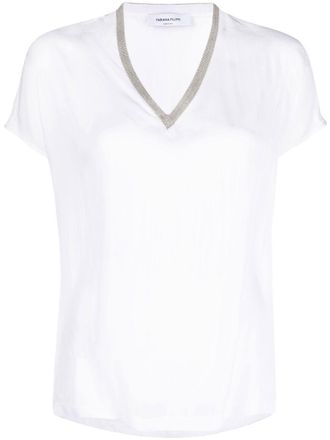 Fabiana Filippi V-neck blouse - White