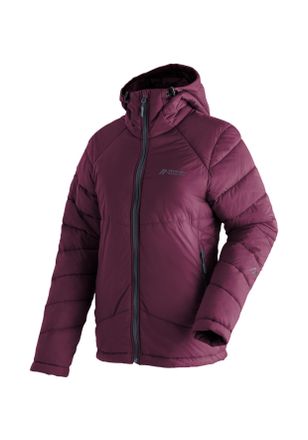 Maier Sports Outdoorjacke MAIER SPORTS Loket W, Damen, Gr. 42, rot (bordeaux), 100% Polyamid, Rundhals, Jacken Outdoorjacke, Damen Wanderjacke, atmungsaktive Jacke