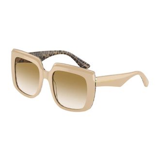 Dolce & Gabbana Accessoires, unisex, Beige, ONE Size, Dg 4414 Zonnebril