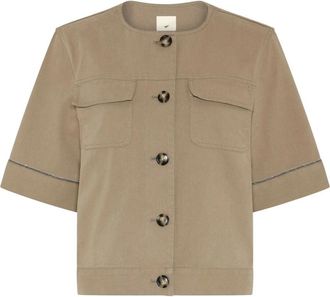 Julie Fagerholt - Heartmade Lichte Jassen - Dames - Zomerjassen - Beige - M - Jassen