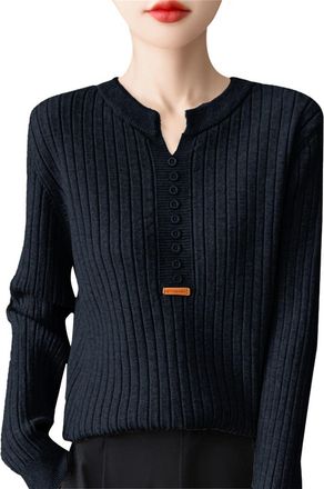 Generic Ladies Jumpers Women Trendy Polo Neck Knitted Jumpers Autumn Winter Ribbed Knit Pullover Sweaters Dressy Casual Base Layer Sweaters Thermal Underwear 