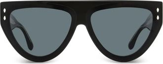 Isabel Marant geometric-frame sunglasses - Black