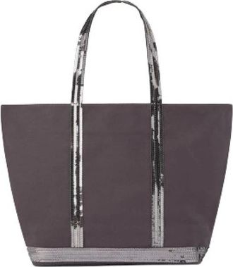 Vanessa Bruno Zipped L Cabas Tote - Dames - Shoppers - Zwart - ONE Size - Katoen - Tassen