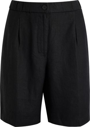 Eileen Fisher Eileen Fisher Linen Shorts - Black - L (UK 18-20 / XL)